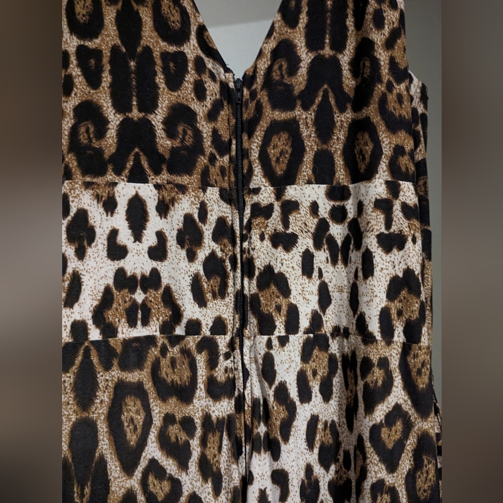 Leopard Print Jumpsuit